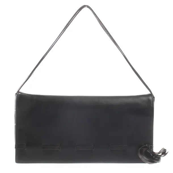 Schultertasche, in Schwarz, Leder, Nina Ricci