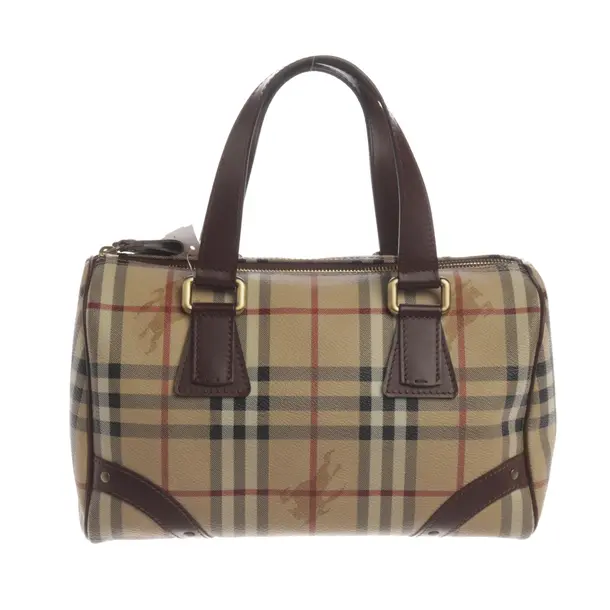 Handtasche, in Camel, Leder, Burberry