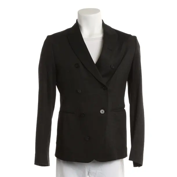 Blazer, in Black, Viscose, Emporio Armani