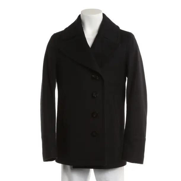 Mid-Season Jacket, in Navy, Wool, Burberry