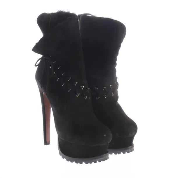 Stiefeletten, in Schwarz, Alaia