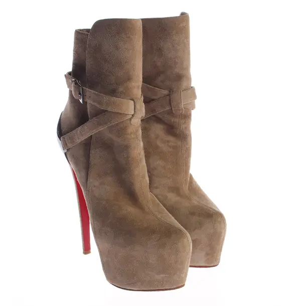 Stiefeletten, in Hellbraun, Christian Louboutin