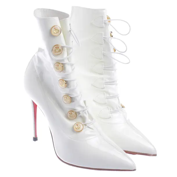 Ankle Boots, in Beige, Christian Louboutin