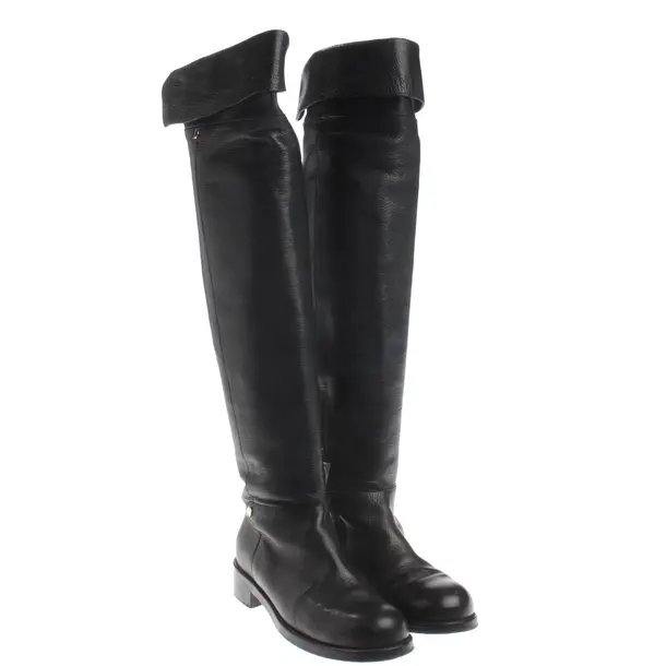 Overkneestiefel, in Schwarz, Jimmy Choo