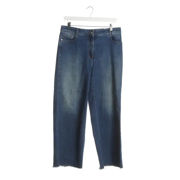 Jeans straight fit, in Blu, Cotone, Peserico