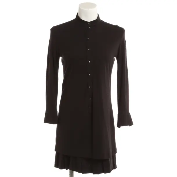 Dress, in Black, Wool, Hermès