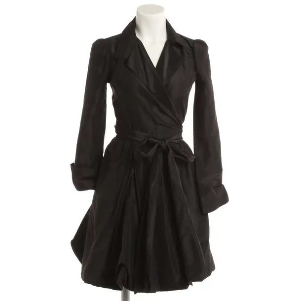 Dress, in Black, Silk, Diane von Furstenberg
