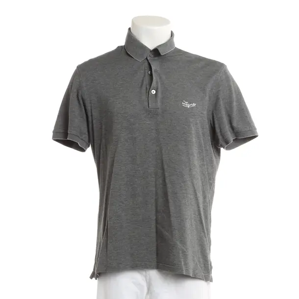 Polo Shirt, in Gray, Cotton, Zegna