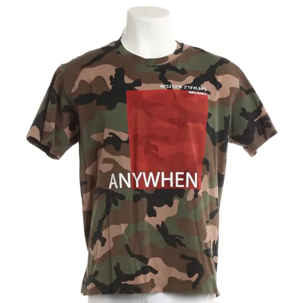 T-Shirt, in Camouflage, Cotton, Valentino