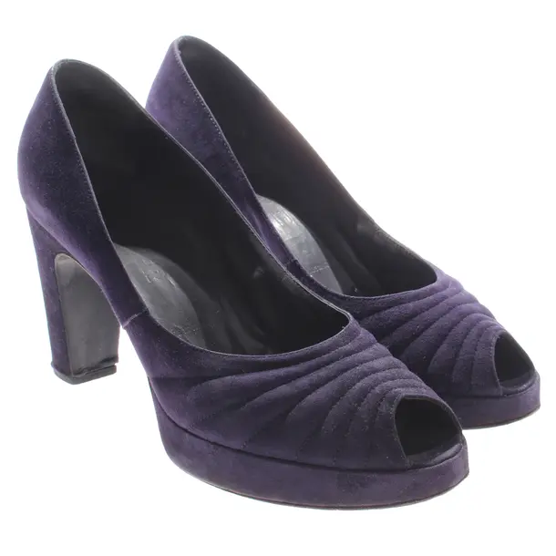 Peeptoes, in Viola scuro, Jil Sander