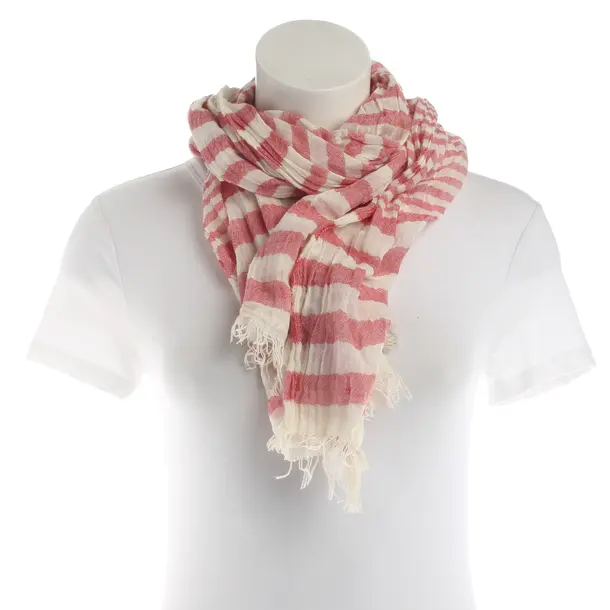 Shawl, in Red, Cotton, Giorgio Armani