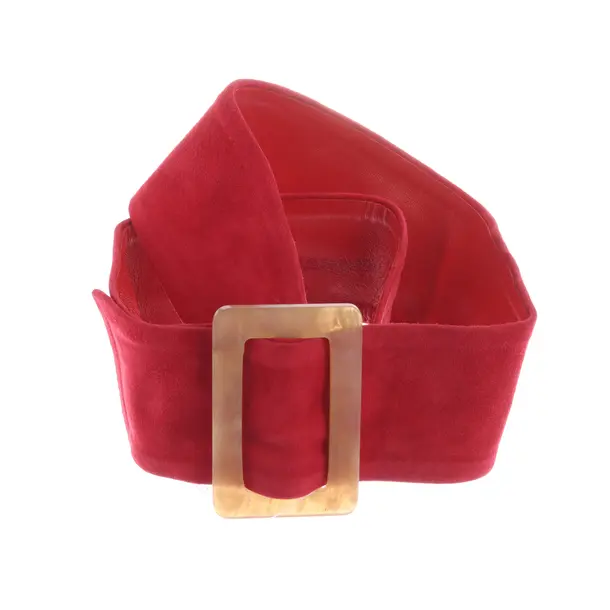 Belt, in Red, Leather, Jil Sander