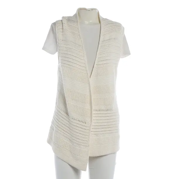 Weste, in Cream, Seide, Loro Piana