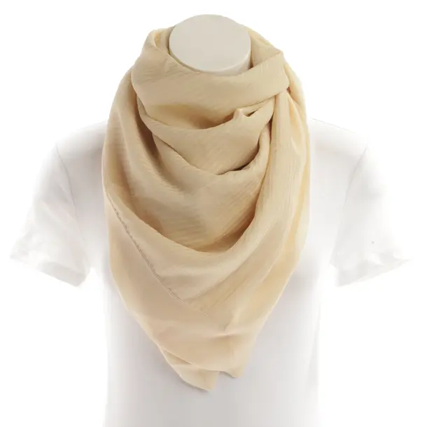 Shawl, in Beige, Silk, Giorgio Armani