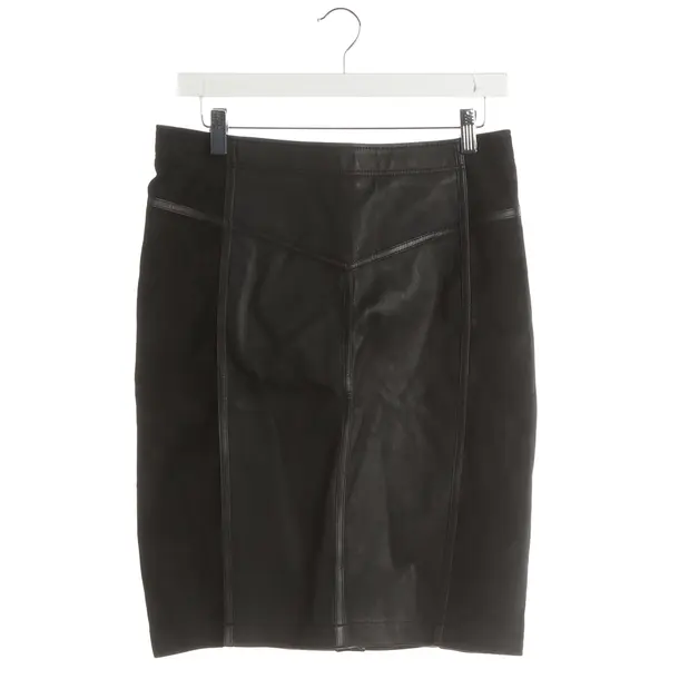 Skirt, in Black, Leather, Burberry Brit