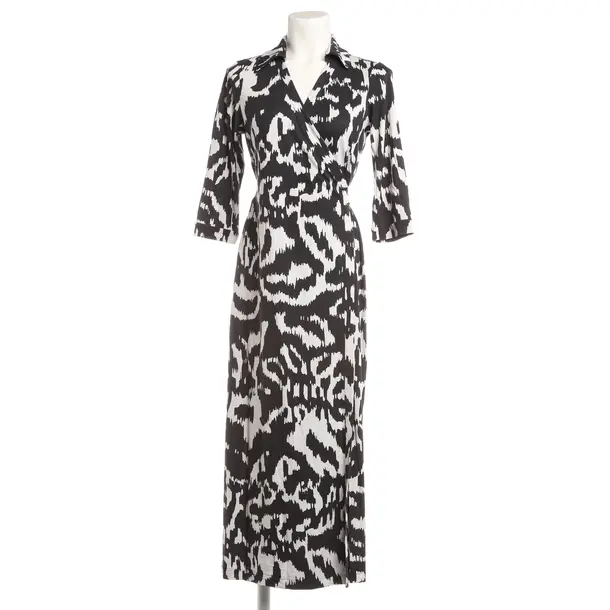 Dress, in Black, Silk, Diane von Furstenberg