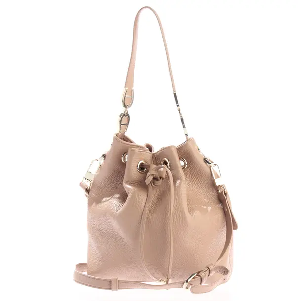Bucket Bag, in Hellrosa, Leder, Aigner