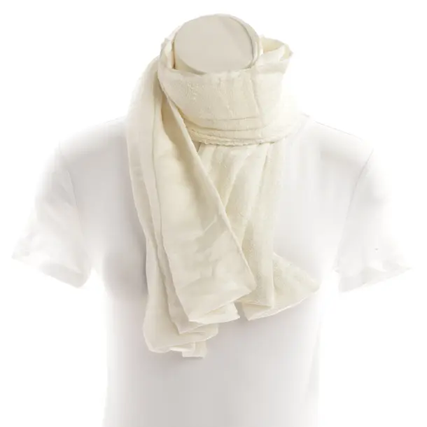 Shawl, in Beige, Cotton, Giorgio Armani