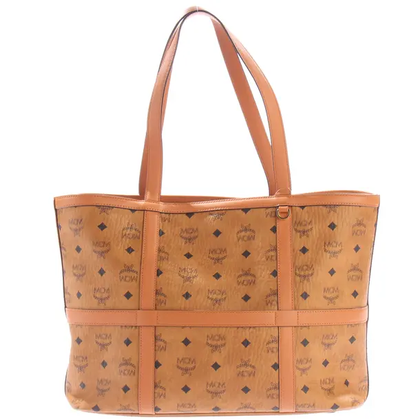 Shopper Bag, in Light Brown, Leather, MCM