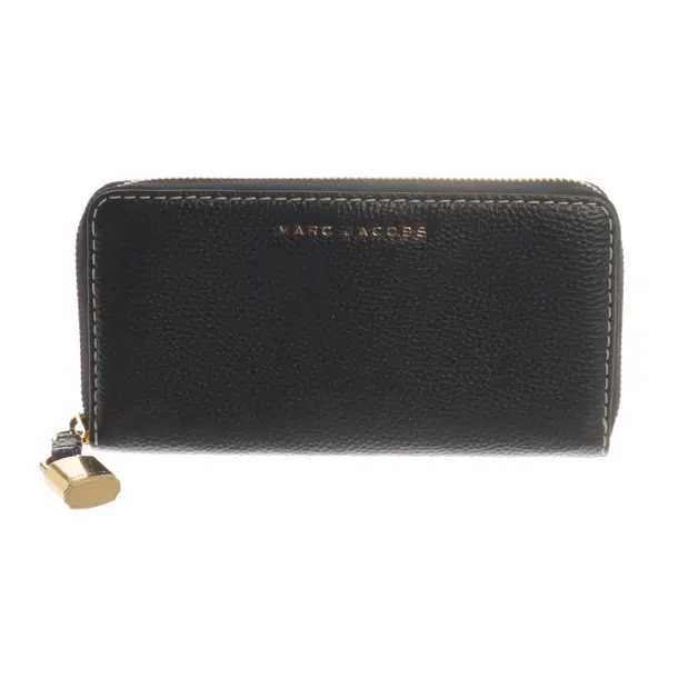 Geldbörse, in Schwarz, Leder, Marc Jacobs