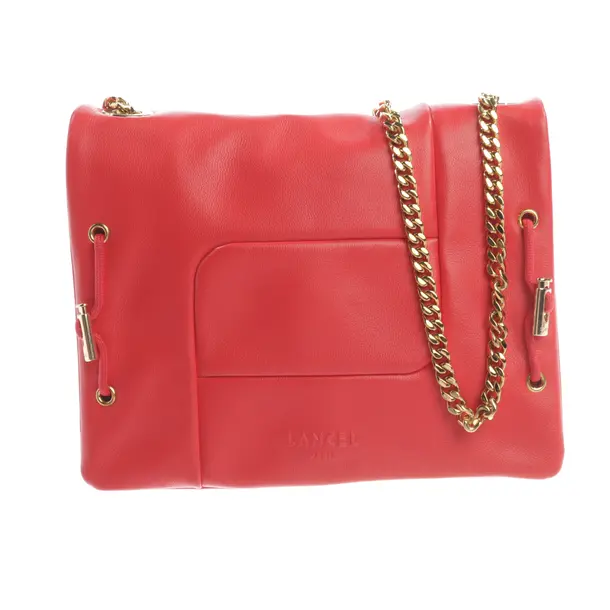 Schultertasche, in Rot, Leder, Lancel