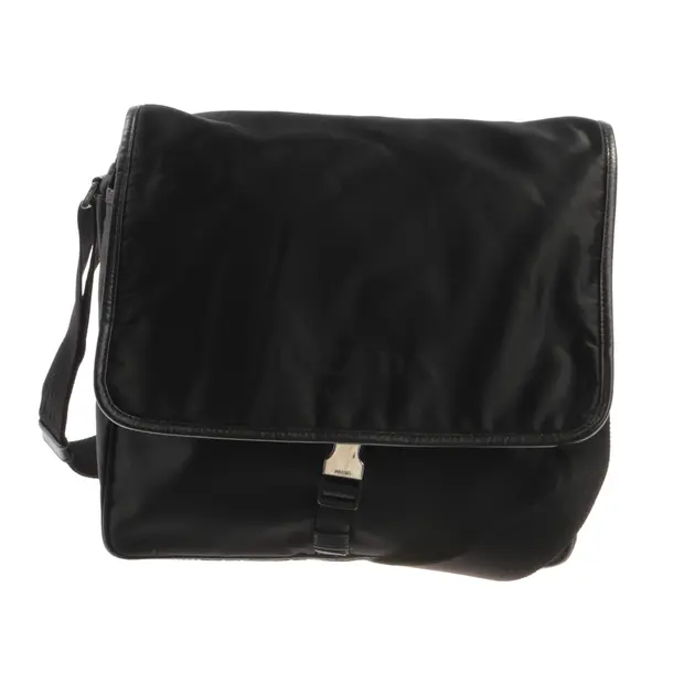 Cross Body Bag, in Black, Polyamide, Prada