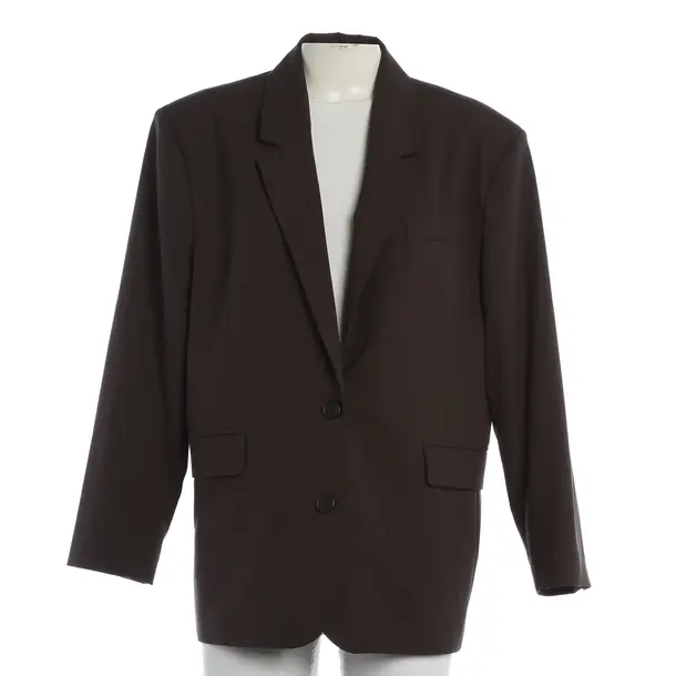 Blazer, in Dunkelbraun, Polyester, American Vintage