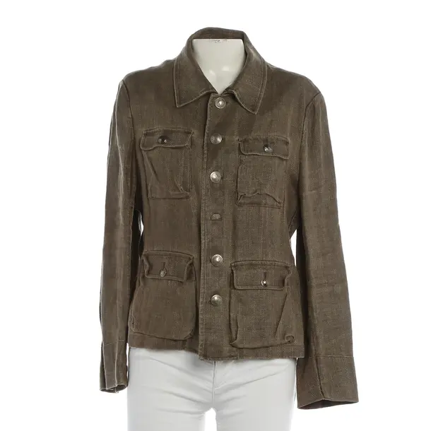Sommerjacke, in Braun, Leinen, Ralph Lauren Purple Label