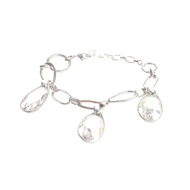 Bracelet, in Silver, Metal (metallic, metallized), Swarovski