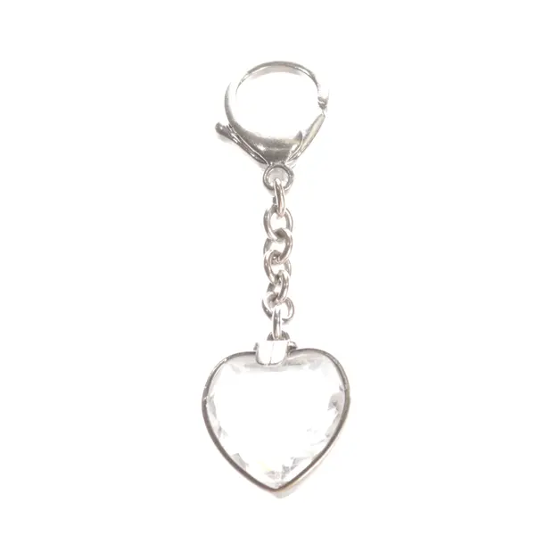 Keyring, in Silver, Metal (metallic, metallized), Swarovski