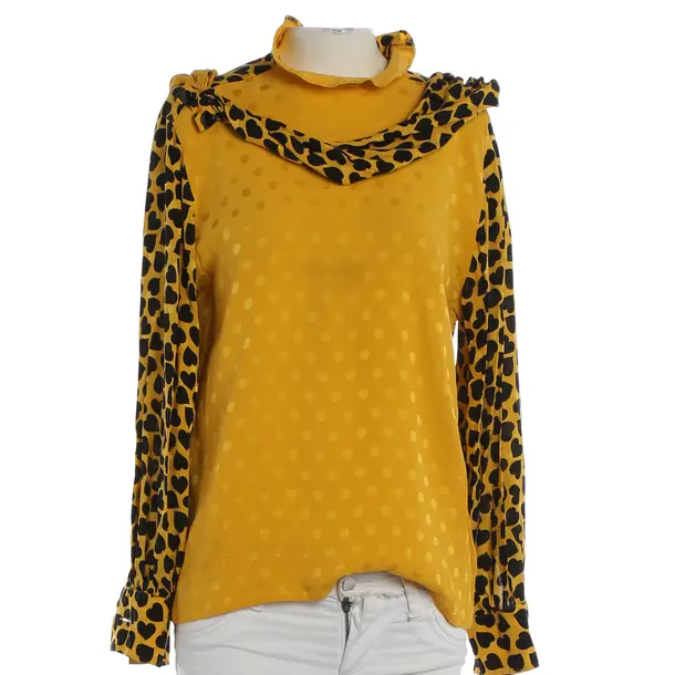 Blouse, in Yellow, Silk, Akris