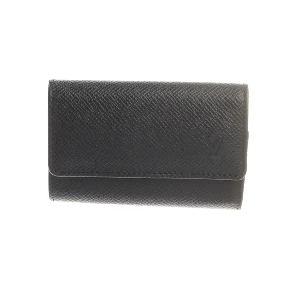Schlüsseletui, in Schwarz, Leder, Louis Vuitton