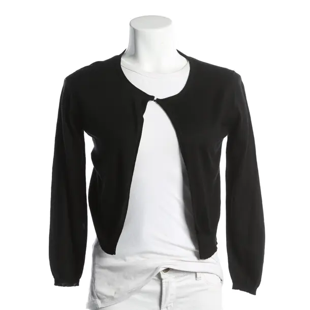 Strickjacke, in Schwarz, Baumwolle, Max Mara