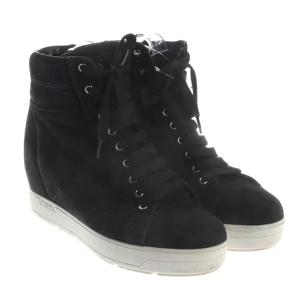 Sneaker alta, in Nero, Prada Linea Rossa
