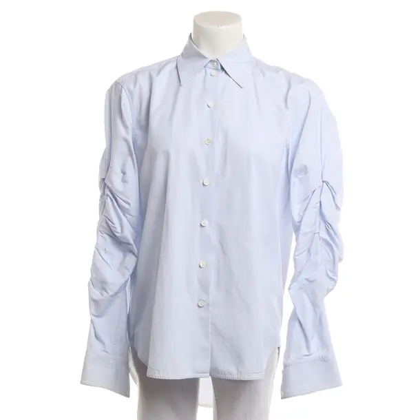 Bluse, in Blau, Baumwolle, Céline