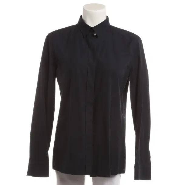 Bluse, in Blau, Baumwolle, Hermès