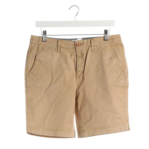Bermuda, in Camel, Baumwolle, Closed