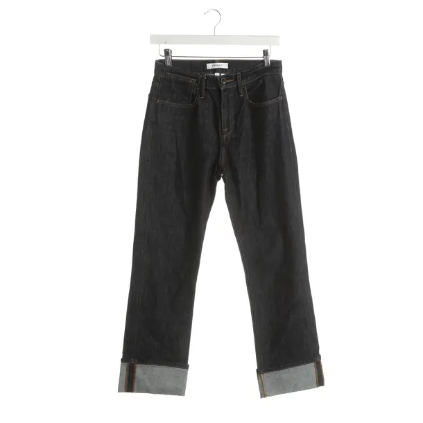 Straight Fit Jeans, in Navy, Cotton, Frame