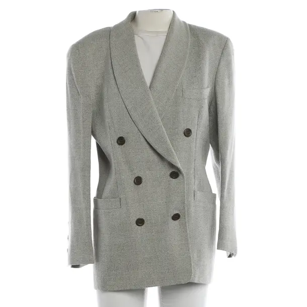 Blazer, in Gray, Wool, Escada