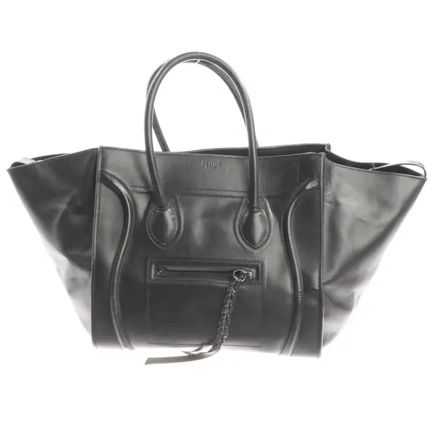 Handtasche, in Schwarz, Leder, Céline