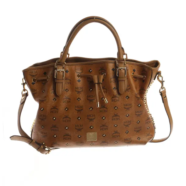 Shopper, in Marrone chiaro, Pelle, MCM
