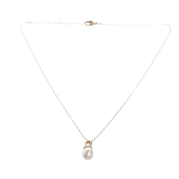 Halskette, in Gold, Metall (metallisch, metallisiert), Swarovski