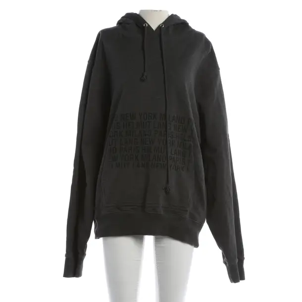Hoodie, in Gray, Cotton, Helmut Lang