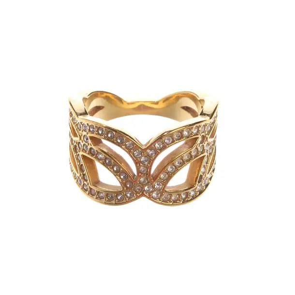 Ring, in Gold, Metall (metallisch, metallisiert), Swarovski