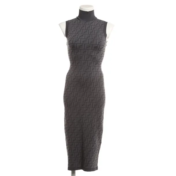 Dress, in Gray, Viscose, Fendi