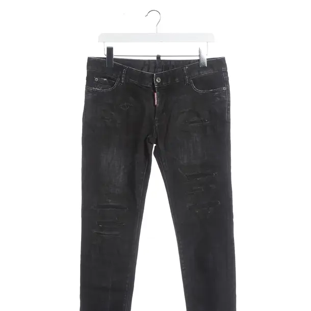 Slim Fit Jeans, in Black, Cotton, Dsquared