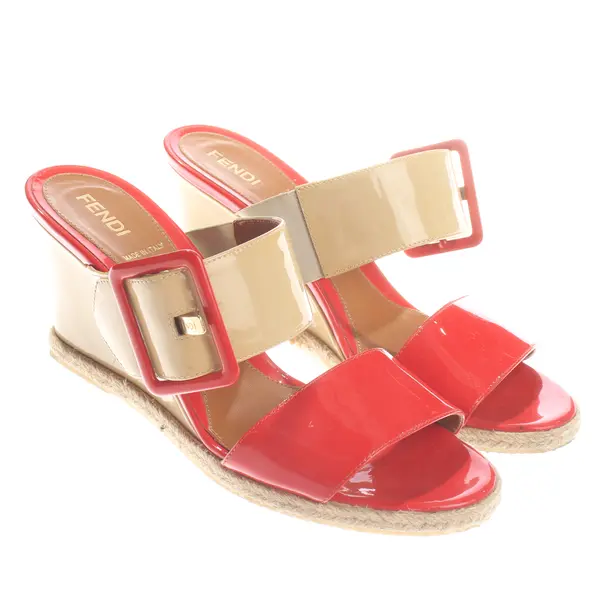 Wedges, in Light Brown, Fendi