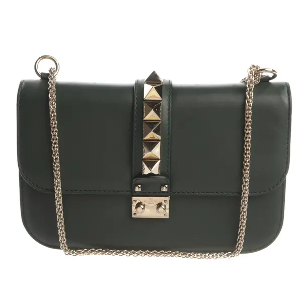Borsa a cinture a tracolla, in Verde, Pelle, Valentino