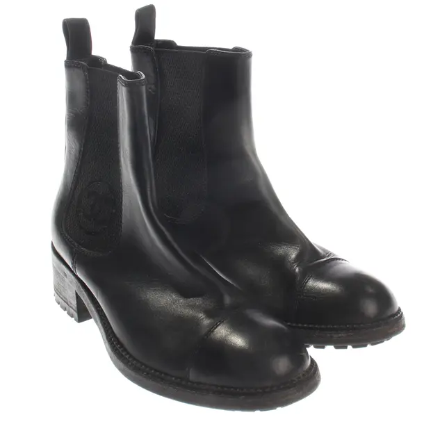 Stiefeletten, in Schwarz, Chanel