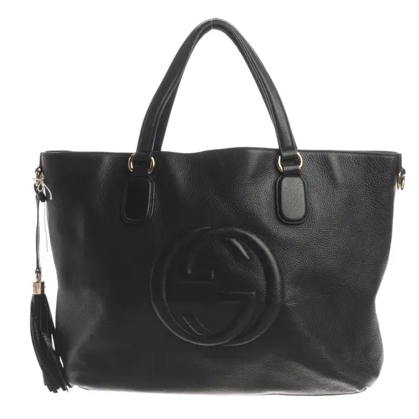 Shopper, in Schwarz, Leder, Gucci